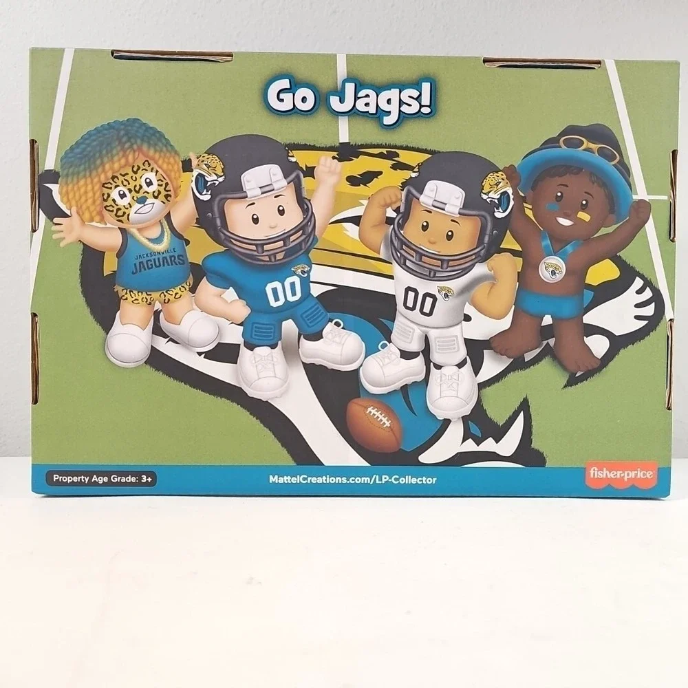 Fisher Price Little People‎ NFL Jacksonville Jaguars 4 Figure Collector Set